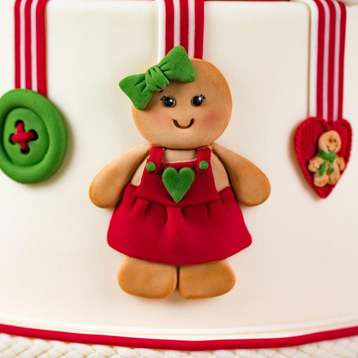 Karen Davies Silikon Form Pepparkakor Julkakor - Gingerbread Cookie