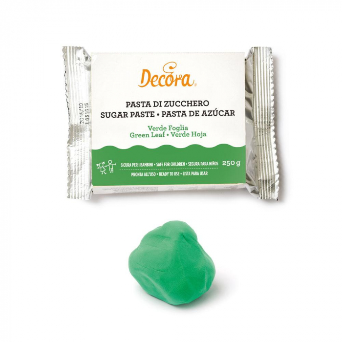 Sockerpasta Grön 250 - Decora