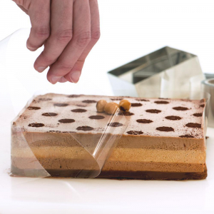 Tårtplast, Bageriplast 50mx50mm - Decora