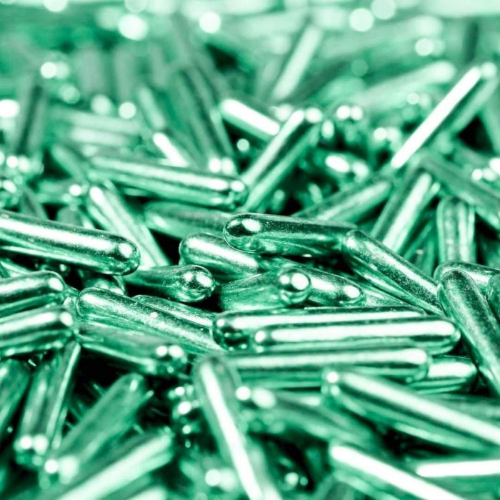 Happy Sprinkles - Green Rods Metallic/Gröna Stavar Strössel