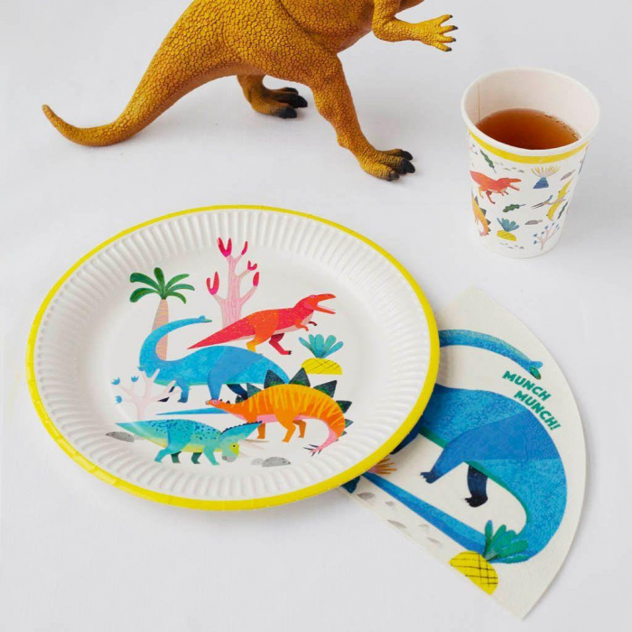 Party Dinosaurie tallrikar- Talking Tables