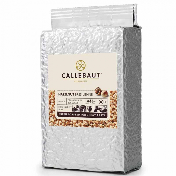 Callebaut Bresilienne Hasselnötter 1 kg, Rosatade Hackade Karamelliserade Nötter