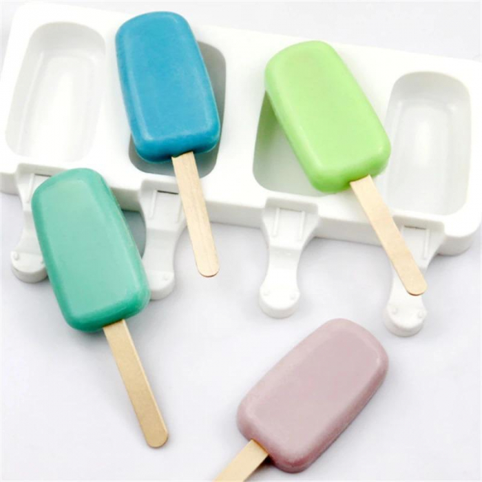 Glassform Cakesicles Silikonform + 50st Glasspinnar