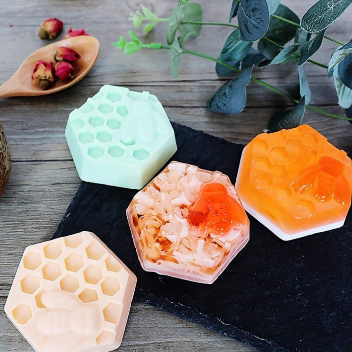 6 Hålighet Honeycomb silikonform