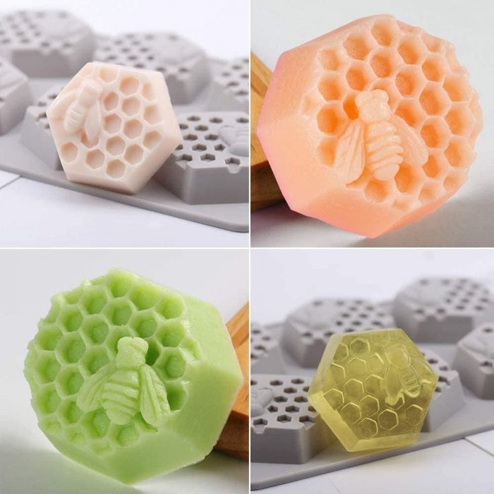 6 Hålighet Honeycomb silikonform