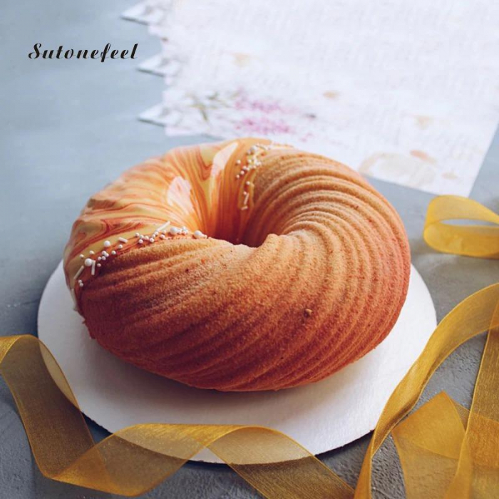 Silikonform Bakform Rund Spiral
