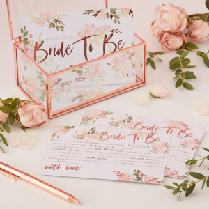 Advice Card Blommor - Team Bride