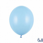 Ljusblå Starka Ballonger  27cm 10st - Ljusblå