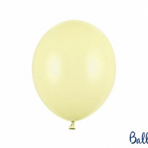 Starka Ballonger 27cm, Pastel Ljus Gul