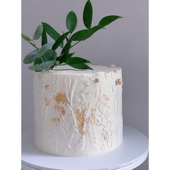 Floral Medley Stencil - The Belsize Cakes