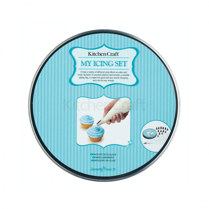 Sweetly Does It Icing Tin Set- Kitchen Craft