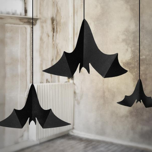 Hängade dekoration, Fladdermöss Halloween- PartyDeco
