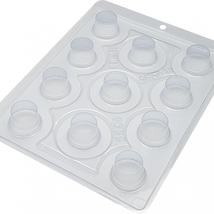 BWB 9665 - Special 3-Part Mold - Pralinform Chokladform - Alpino Especial