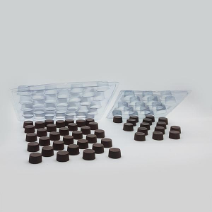 BWB 08 - Simple Mold - Runda 15st - Pralinform Chokladform