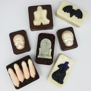 BWB Simple Mold - Dia Das Bruxas 9643 - Pralinform Chokladform Halloween motiv