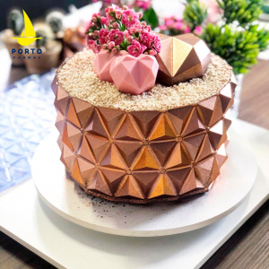Porto Formas - 866 3D Cake - Pralinform Chokladform Tårtstencil