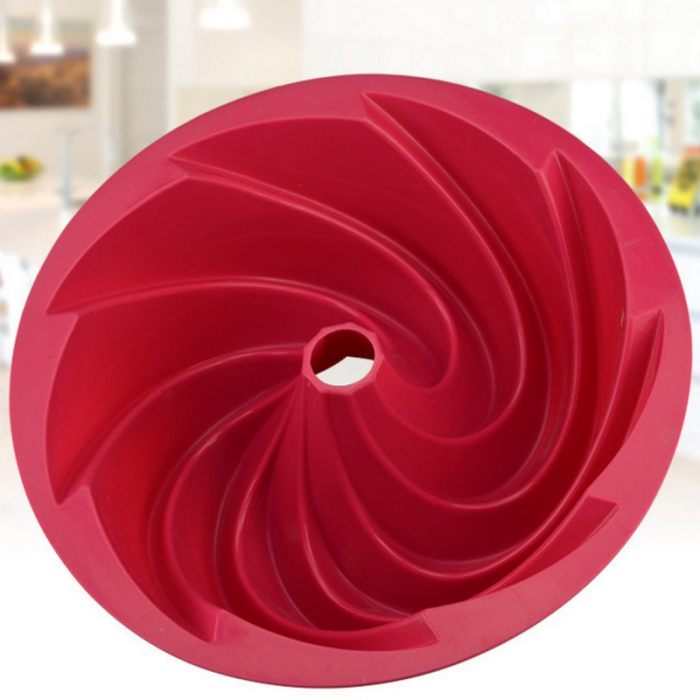 Spiral Bakform Sockerkaksform Silikonform Kakform Tårtform