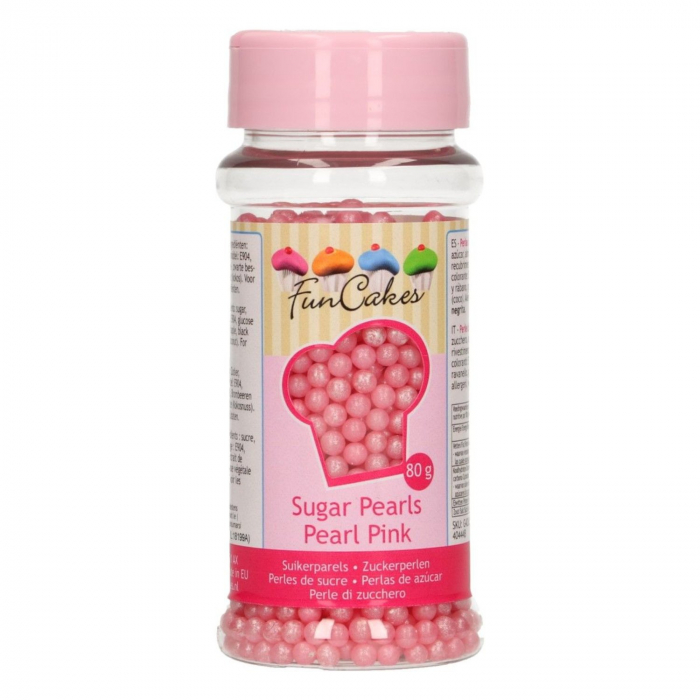FunCakes - Pearl Pink/Pärlrosa Strössel 80g