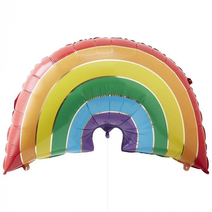 Regnbågsballong Stor Folieballing