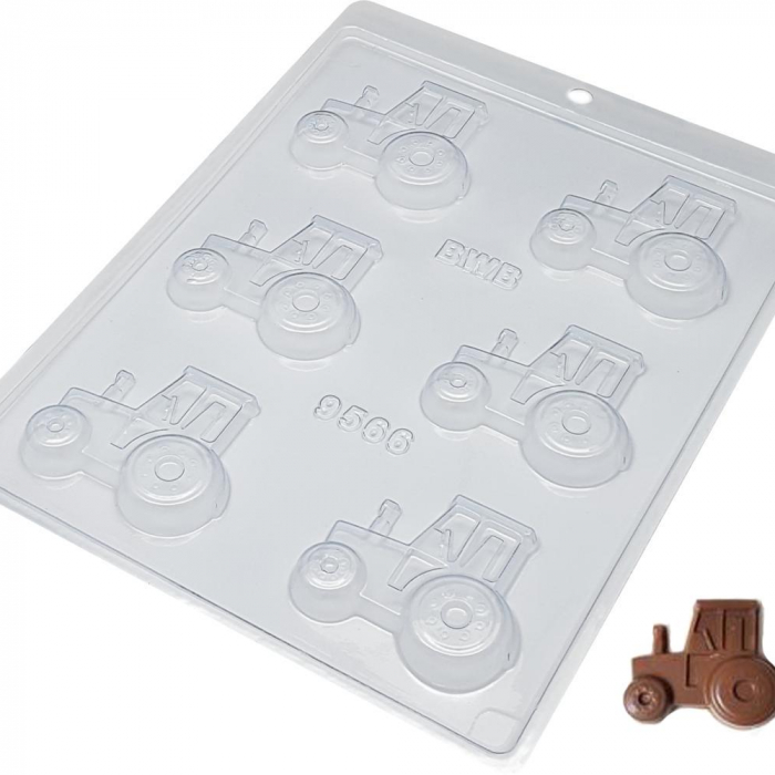 BWB Simple Mold -9566 - Trator Pralinform Traktor Chokladform