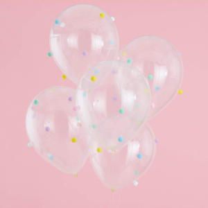 Pastell Pom Pom ballonger - Ginger Ray