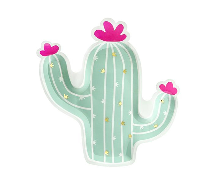 Papptallrikar Kaktus Tropisk Fest - Lalala Llama