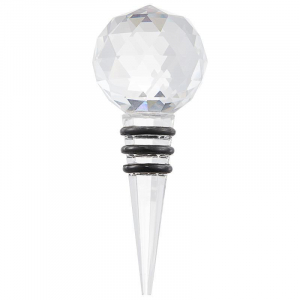Dorre Glimmer Bottle Stopper Glas Rund 10 cm Diamant