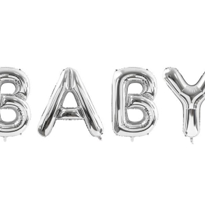 Folieballong Baby - Silver