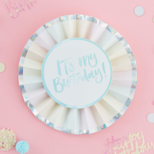 Birthday Badge Kalas Pin - Pastel party