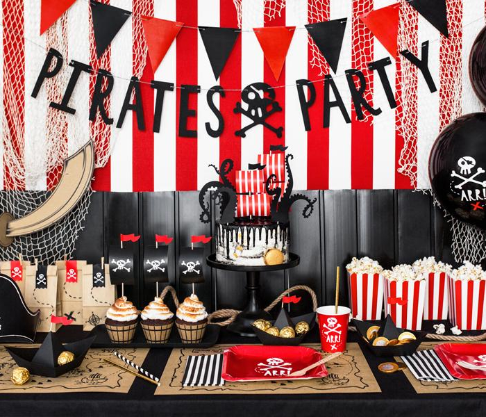 Pirat Girlang Banner - Pirates Party - Hey Pirate