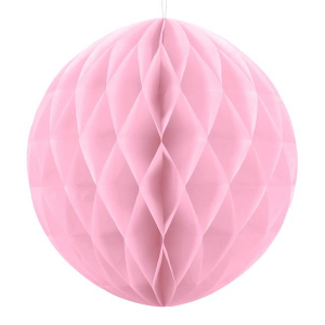 Honeycomb Rosa 30cm - PartyDeco