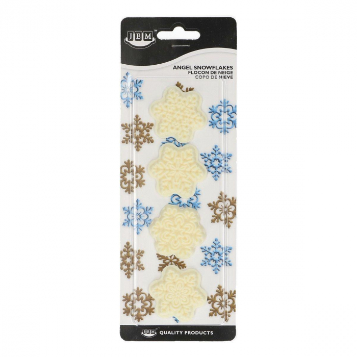 JEM Utstickare Snöflingor, Angel Snowflakes Cutter 4st