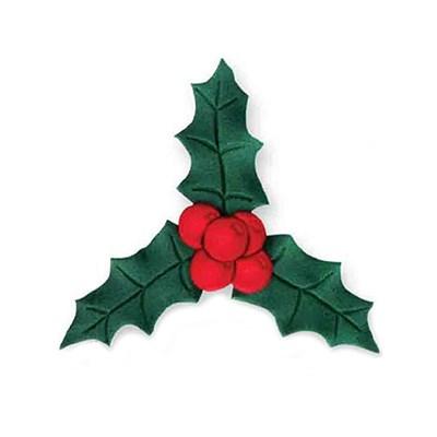 JEM Järnek Utstickare 2st Christmas Cutters - Holly & Berries