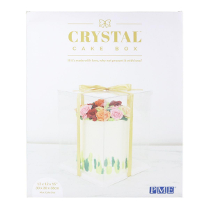 CRYSTAL Cake Box - 10 inch (25cm)