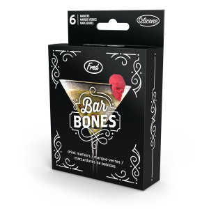 Fred Bar Bones Skull Drink Markers Döskalle Drinkmarkerare