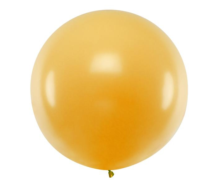 Jätteballong Klot Metallic Guld - 1m