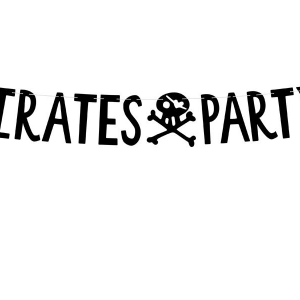 Pirat Girlang Banner - Pirates Party - Hey Pirate
