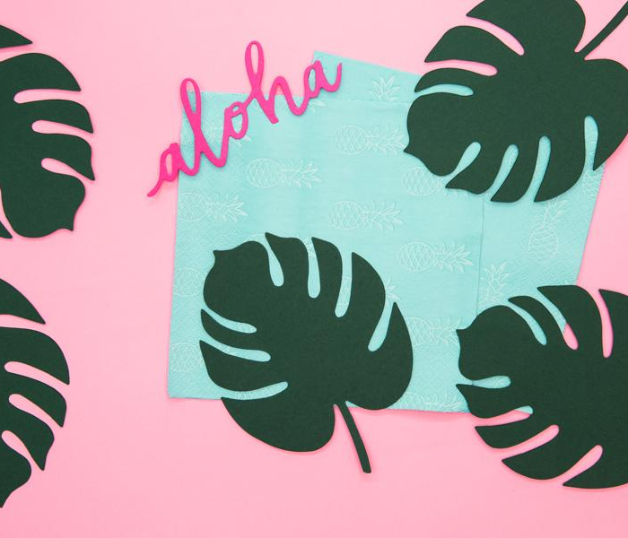 Bordsdekorationer - Aloha - Blad
