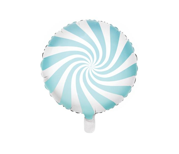 Folieballong Ljusblå Candy, 45cm