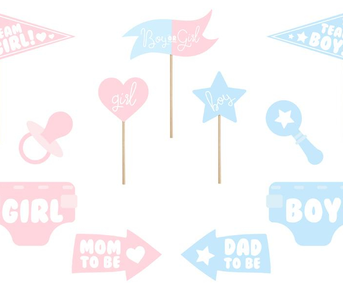 Photo Booth Prop - Gender Reveal
