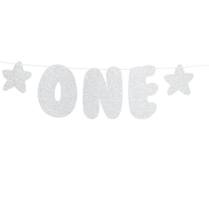 Girlang - ONE - Silverglitter Banner