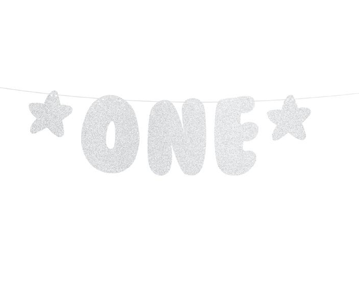 Girlang - ONE - Silverglitter Banner