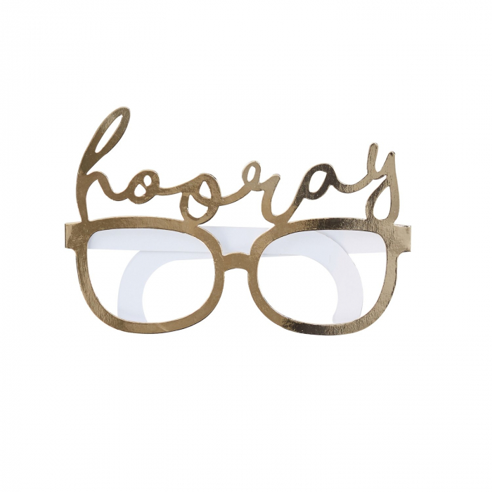 Guldfolierade Glasögon - Hooray