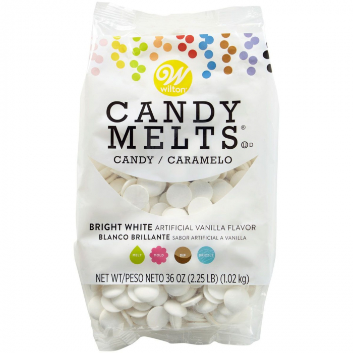 Wilton Candy Melts Vit Bright White Vanilj 1kg