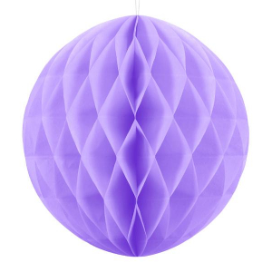 Honeycomb Lila 20cm - PartyDeco