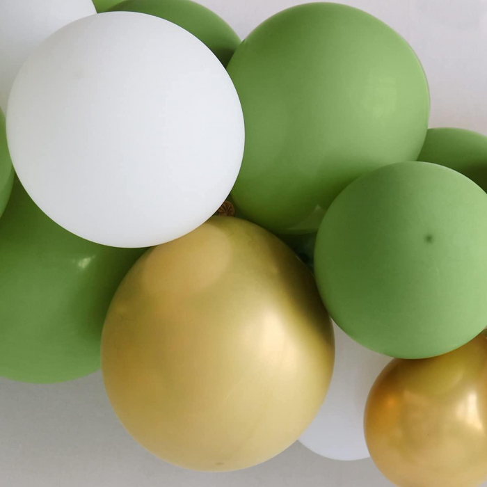 Ballongbåge - Grön/Guld