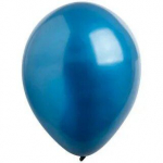 Metall Ballong Blå 30cm 50-pack