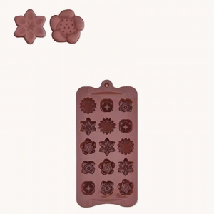 Blommor Silikonform Chokladform Pralinform Form Praliner - BakeCake