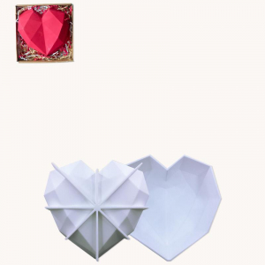 Diamant Hjärta SIlikonform | Mousseform Smash The Heart