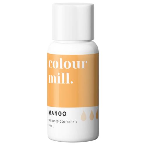 Mango Gul Chokladfärg Oljebaserad Ätbar Färg 20ml - Colour Mill